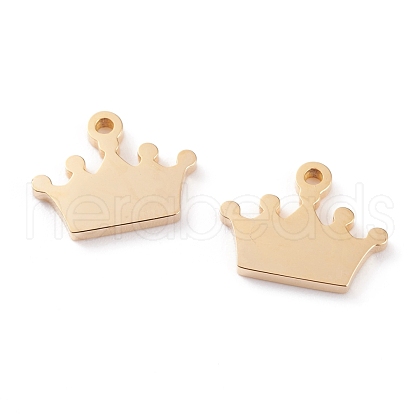Ion Plating(IP) 304 Stainless Steel Charms STAS-Y002-10G-1