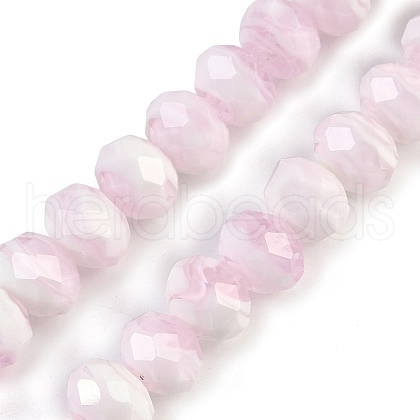Handmade Lampwork Beads Strands LAMP-T007-13K-1