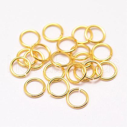 Brass Jump Rings KK-G277-4mm-G-NR-1