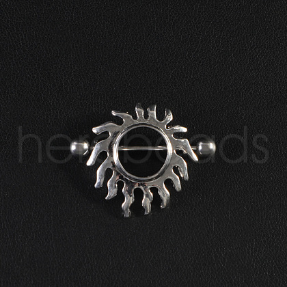 316L Surgical Stainless Steel Nipple Rings FS-WGB766E-07-1