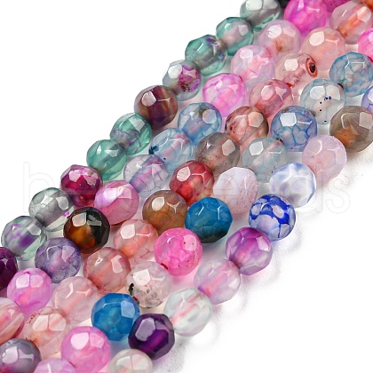 Natural Agate Beads Strands X-G-Q1000-01-1