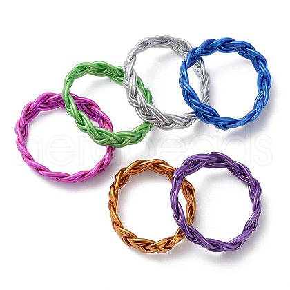 Plastic Cord Braided Stretch Bracelets BJEW-R313-01-1