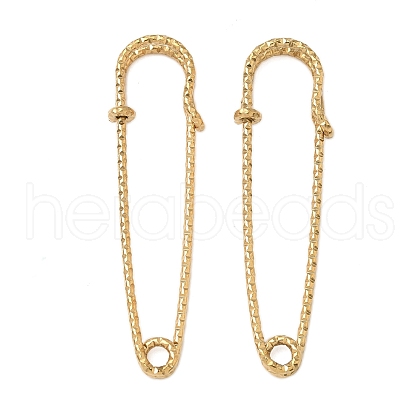 304 Stainless Steel Safety Pins Brooch Findings STAS-K252-11E-G-1