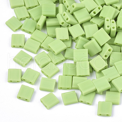 2-Hole Opaque Glass Seed Beads SEED-S023-23C-05-1