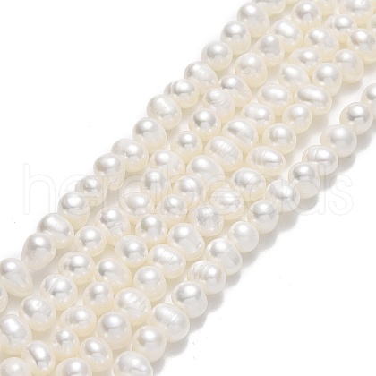 Natural Cultured Freshwater Pearl Beads Strands PEAR-F018-16A-01-1