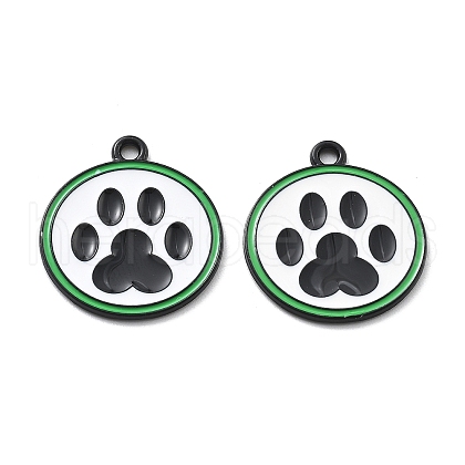 Panda Theme Alloy Enamel Pendants ENAM-F150-05-1