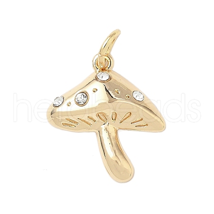 Brass Micro Pave Cubic Zirconia Pendants KK-D364-01G-1