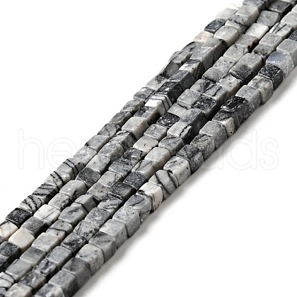 Natural Netstone Beads Strands G-I326-02-1