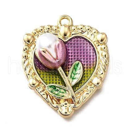 Alloy Enamel Pendants ENAM-K076-12A-01-1