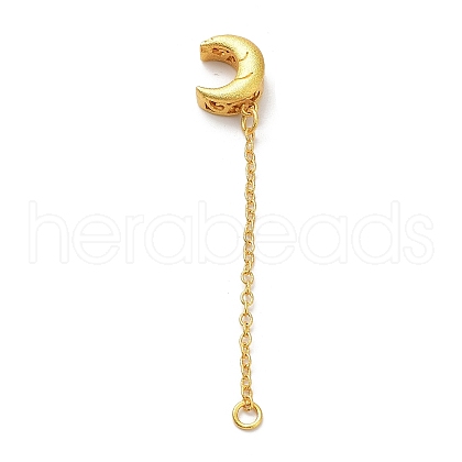 Brass Cable Chain Extender KK-Q774-01G-02-1