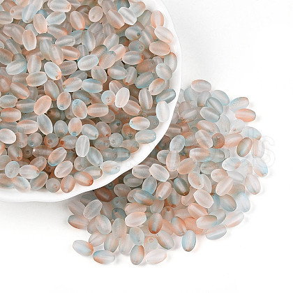 Frosted Glass Seed Beads SEED-N008-05H-1