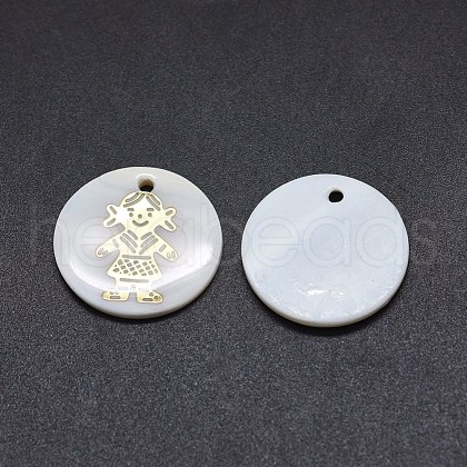 Shell Pendants SSHEL-E567-03A-1