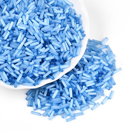 Glass Bugle Beads SEED-N007-28E-1