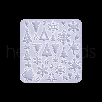 Christmas Theme DIY Pendant Silicone Molds PW-WG215BE-01-1
