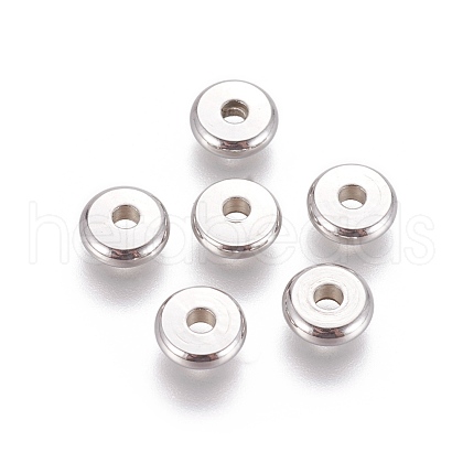 Tarnish Resistant 304 Stainless Steel Spacer Beads STAS-F205-02P-C-1
