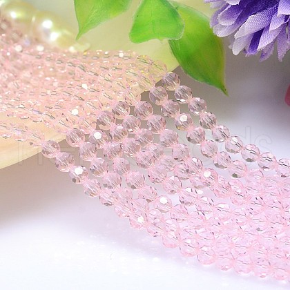 Imitation Austrian Crystal Bead Strands G-M181-8mm-03A-1