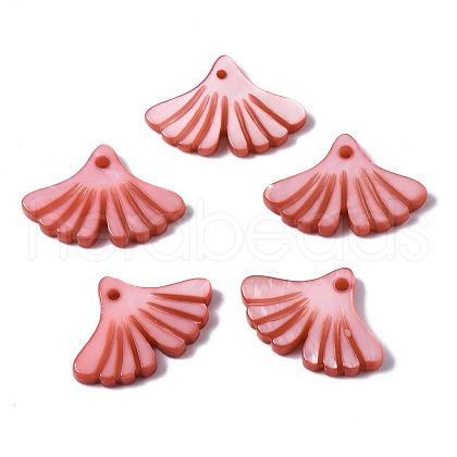 Natural Freshwater Shell Pendants SHEL-N026-163B-1