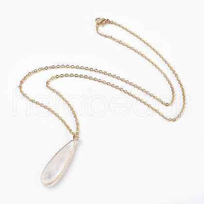 304 Stainless Steel Pendant Necklaces NJEW-JN02249-1