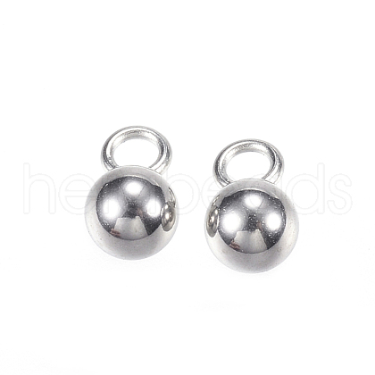 Tarnish Resistant 201 Stainless Steel Pendant End Piece STAS-D448-079P-1