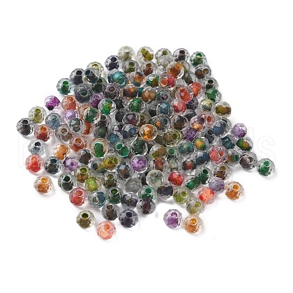 130Pcs 10G Transparent Glass Seed Beads GLAA-V001-07-1