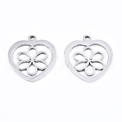 Non-Tarnish 201 Stainless Steel Pendants STAS-T044-215P-1