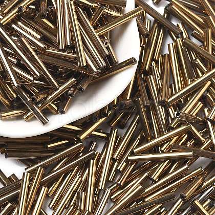 Glass Bugle Beads SEED-R028-2x20-A03-1