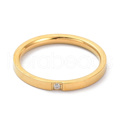 Crystal Rhinestone Finger Ring for Girl Women RJEW-C012-03E-G-1