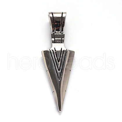 Triangle Pendulum 304 Stainless Big Steel Pendants STAS-L172-03AS-1