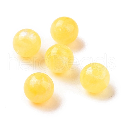 Opaque Acrylic Beads OACR-E014-19A-02-1