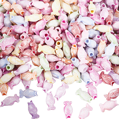 SUNNYCLUE 300Pcs Craft Style Acrylic Beads MACR-SC0001-72-1
