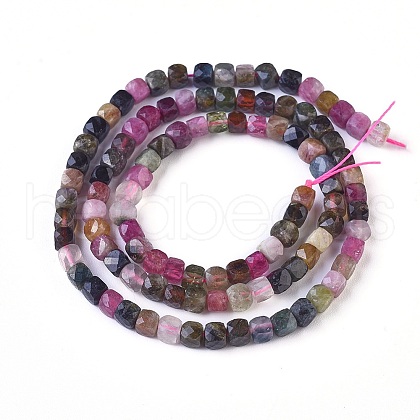 Natural Tourmaline Beads Strands G-F619-44-01-1