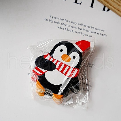 Christmas Theme Penguin Shape Paper Candy Lollipops Cards CDIS-I003-02-1