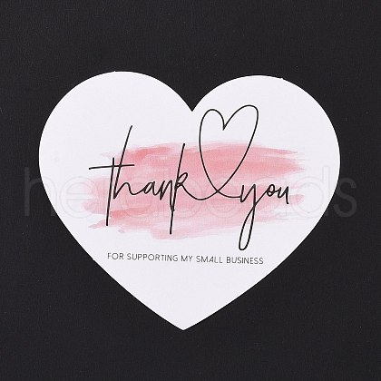 Coated Paper Thank You Greeting Card DIY-F120-03B-1