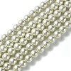 Eco-Friendly Glass Pearl Beads Strands HY-A008-8mm-RB007-1