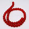 Natural Malaysia Jade Bead Strands G-M099-8mm-04-2