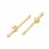 Rack Plating Alloy Big Pendants PALLOY-E025-19G-2