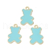 Alloy Enamel Pendants ENAM-G212-16G-03-3