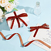 HOBBIESAY 1 Roll Single Face Velvet Ribbon SRIB-HY0001-08B-4