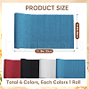 CRASPIRE 4 Sheets 4 Colors DIY Imitation Leather Fabrics DIY-CP0010-61-2