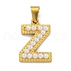 Ion Plating(IP) 304 Stainless Steel Pendants STAS-U024-01Z-1