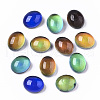 Translucent Glass Cabochons X-GLAA-T023-02B-1