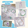   4 Strands 4 Styles Transparent Glass Beads Strand GLAA-PH0003-35-4