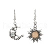 Alloy Resin Dangle Earrings EJEW-JE06370-03-2