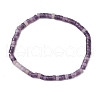 Natural Lepidolite Beads Stretch Bracelets for Men Women BJEW-JB11670-07-2