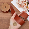 1.6M Flat AB Grade Cowhide Leather Cord AJEW-WH0007-59C-04-3