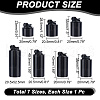 7Pcs 7 Sizes Acrylic Jewelry Finger Ring Displays Stands RDIS-WH0011-34A-2