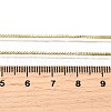 1MM Brass Box Chain Necklaces NJEW-M108-11G-3