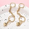 304 Stainless Steel Hoop Earrings EJEW-V016-04G-1