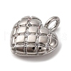Brass Micro Pave Cubic Zirconia Pendants KK-P308-06P-2