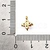Brass Micro Pave Cubic Zirconia Pendants KK-D356-07H-G-3